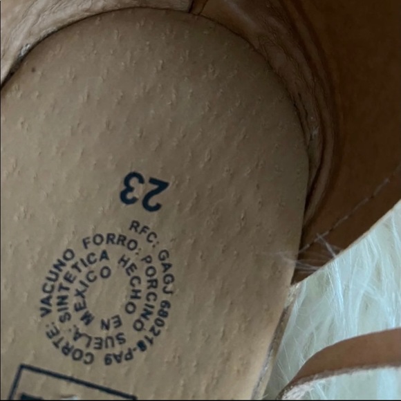 Mexican Huraches Platform Artisanal Sandals - Picture 4 of 7